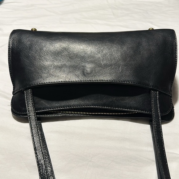 Divina Firenze Black Leather Satchel Bag EUC - Picture 7 of 17